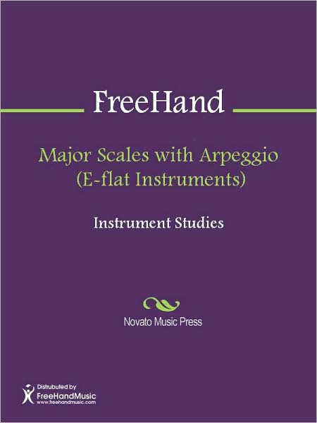 Major Scales with Arpeggio (E-flat Instruments)