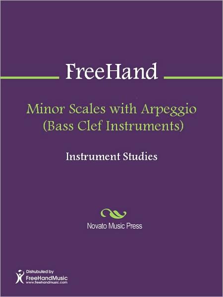 Minor Scales with Arpeggio (Bass Clef Instruments)