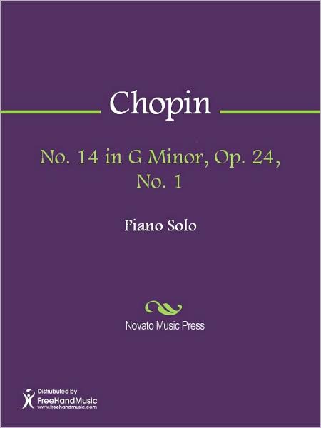 No. 14 in G Minor, Op. 24, No. 1