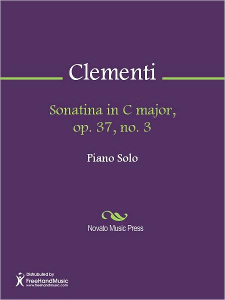 Sonatina in C major, op. 37, no. 3
