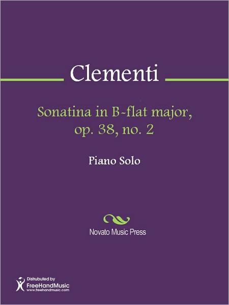 Sonatina in B-flat major, op. 38, no. 2