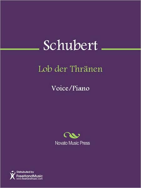 Lob der Thranen