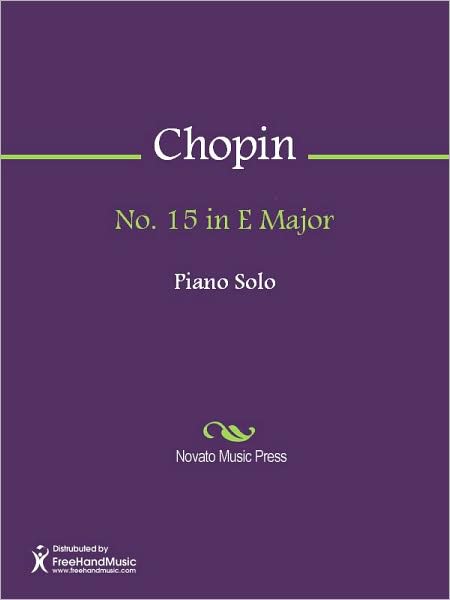 No. 15 in E Major