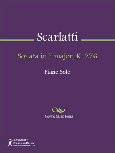 Sonata in F major, K. 276
