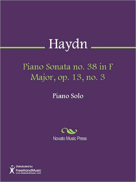 Piano Sonata no. 38 in F Major, op. 13, no. 3