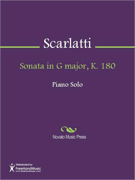 Sonata in G major, K. 180