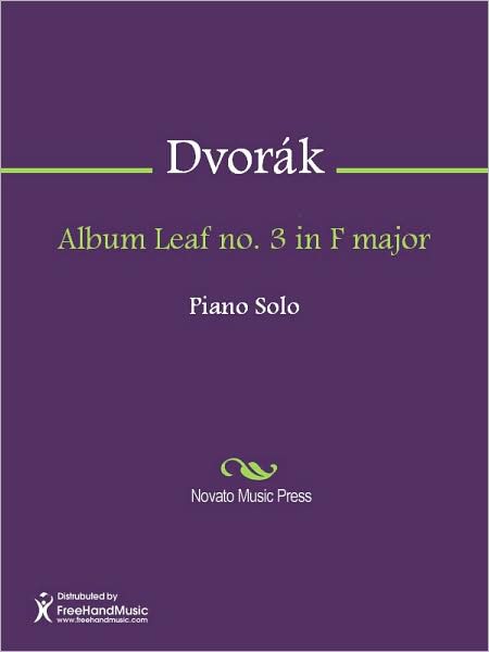 Album Leaf no. 3 in F major