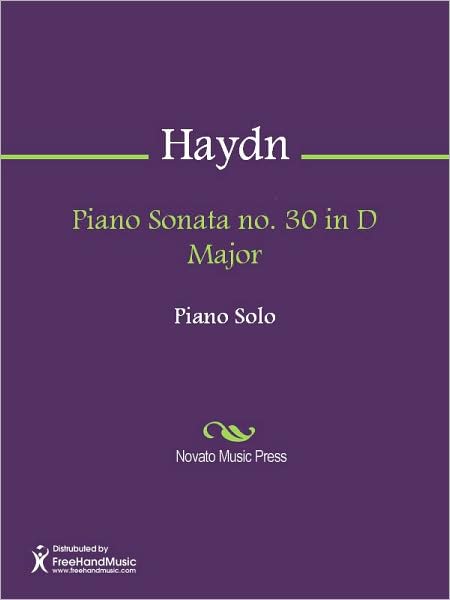 Piano Sonata no. 30 in D Major