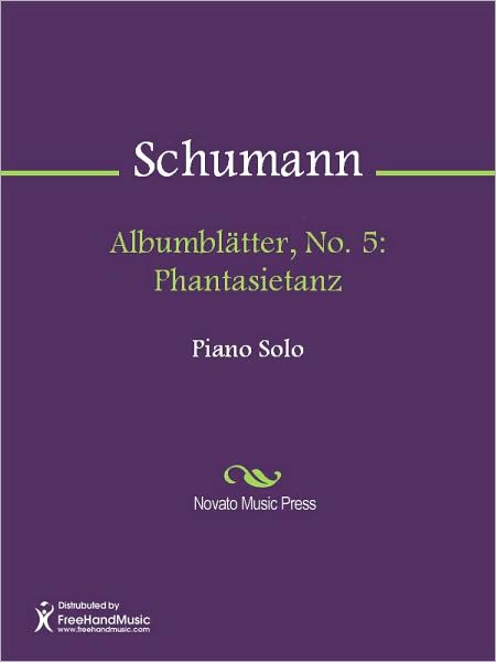 Albumblatter, No. 5: Phantasietanz
