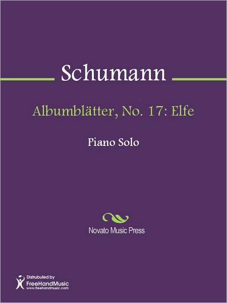 Albumblatter, No. 17: Elfe