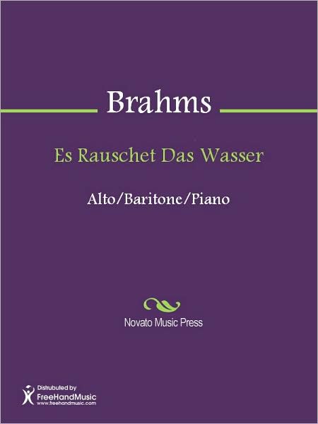Es Rauschet Das Wasser