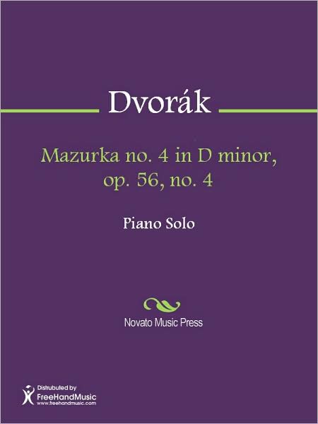 Mazurka no. 4 in D minor, op. 56, no. 4