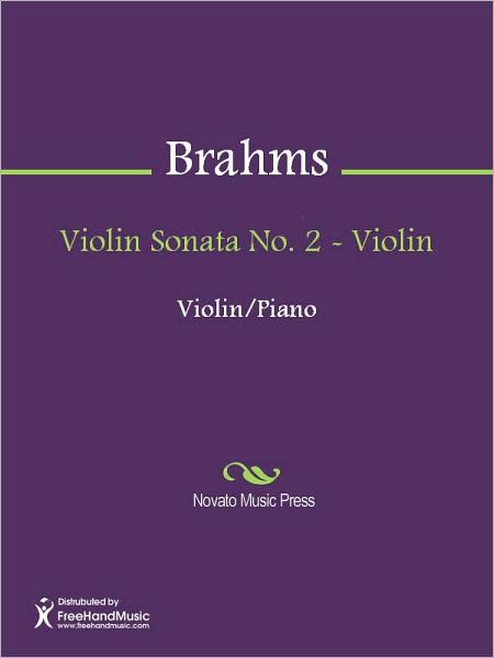 Violin Sonata No. 2 - Violin