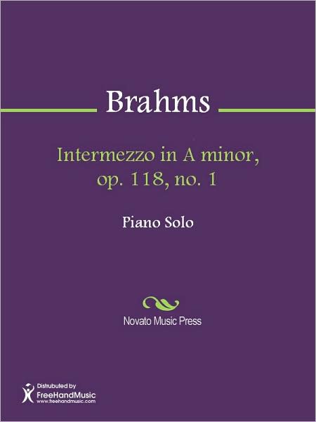 Intermezzo in A minor, op. 118, no. 1