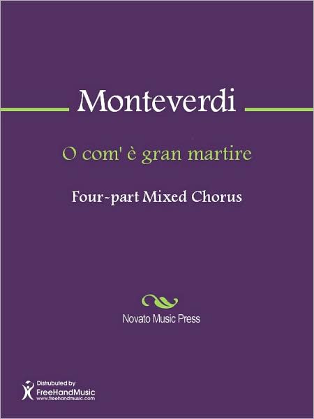 O com' e gran martire