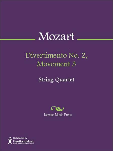 Divertimento No. 2, Movement 3