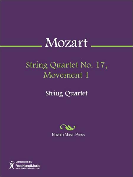 String Quartet No. 17, Movement 1