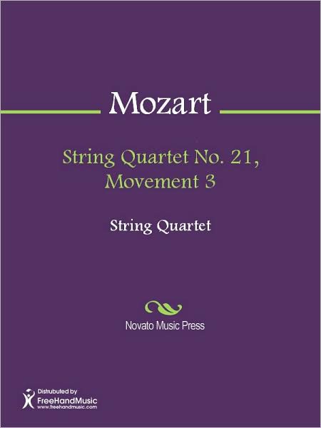String Quartet No. 21, Movement 3