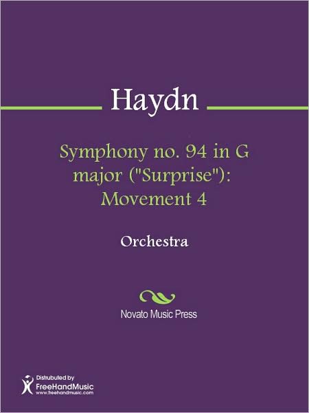Symphony no. 94 in G major ("Surprise"): Movement 4