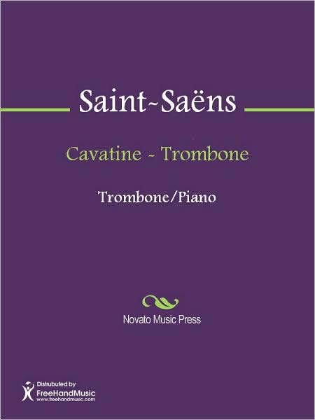 Cavatine - Trombone