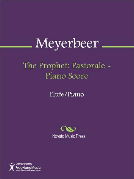 The Prophet: Pastorale - Piano Score
