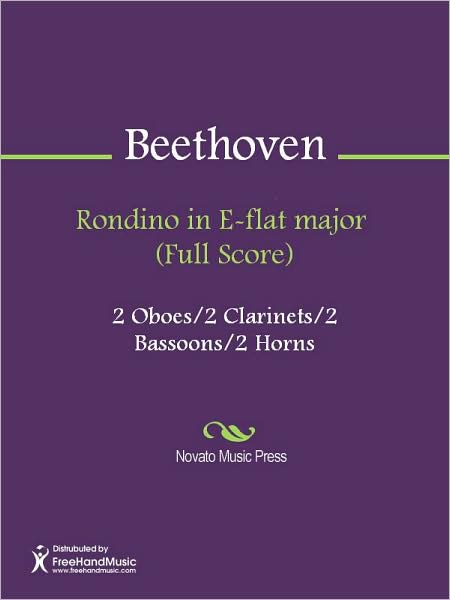 Rondino in E-flat major (Full Score)