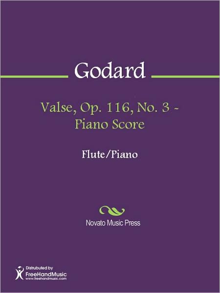 Valse, Op. 116, No. 3 - Piano Score
