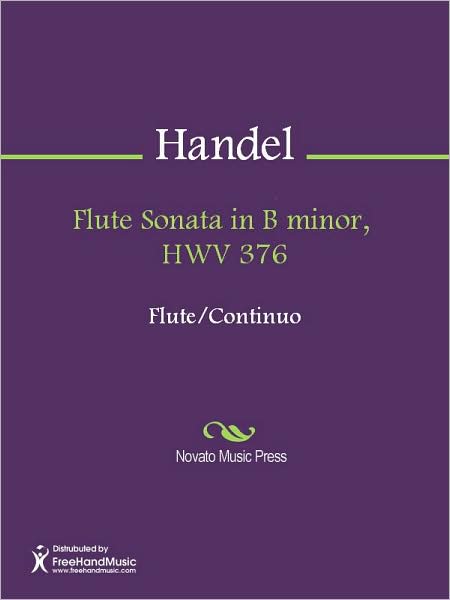 Flute Sonata in B minor, HWV 376
