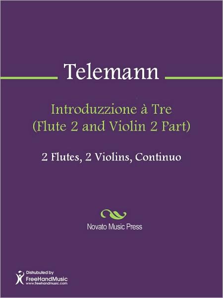 Introduzzione a Tre (Flute 2 and Violin 2 Part)