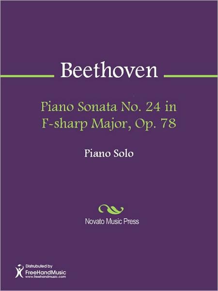 Piano Sonata No. 24 in F-sharp Major, Op. 78