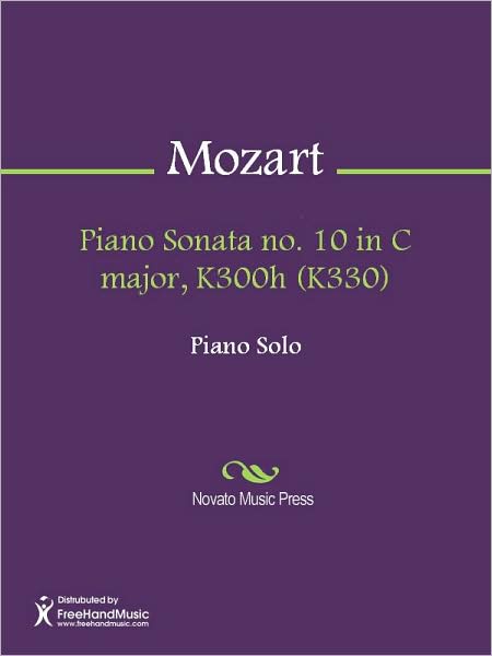 Piano Sonata no. 10 in C major, K300h (K330)