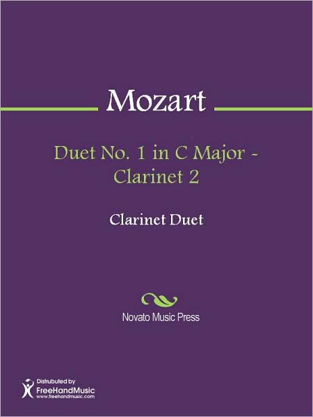 Duet No. 1 in C Major - Clarinet 2