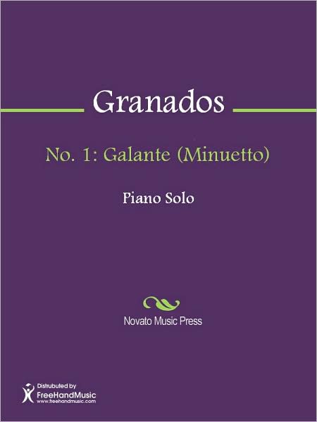 No. 1: Galante (Minuetto)