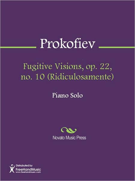 Fugitive Visions, op. 22, no. 10 (Ridiculosamente)