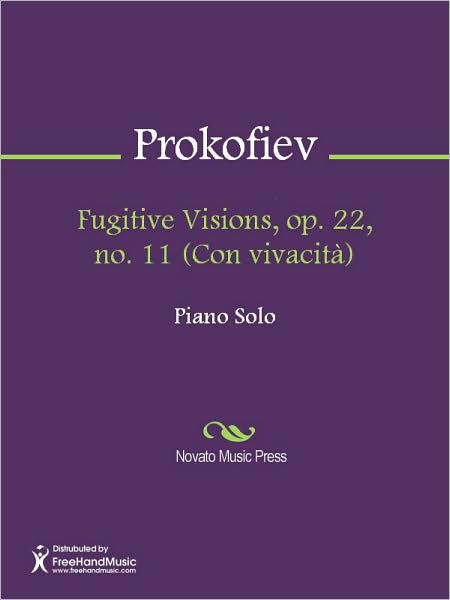 Fugitive Visions, op. 22, no. 11 (Con vivacita)