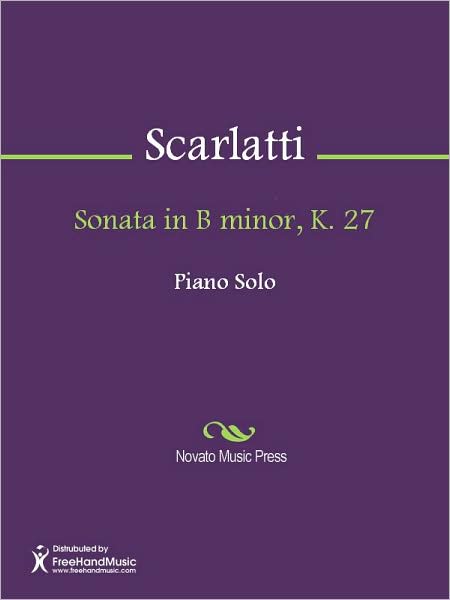 Sonata in B minor, K. 27