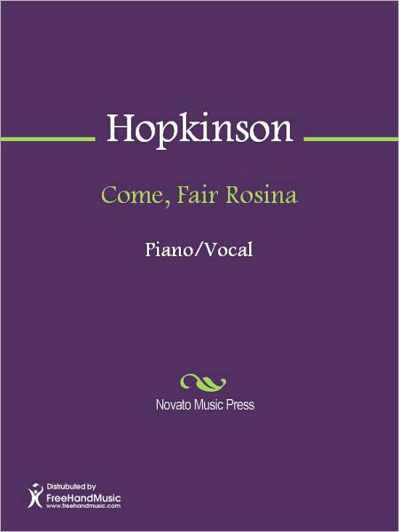 Come, Fair Rosina