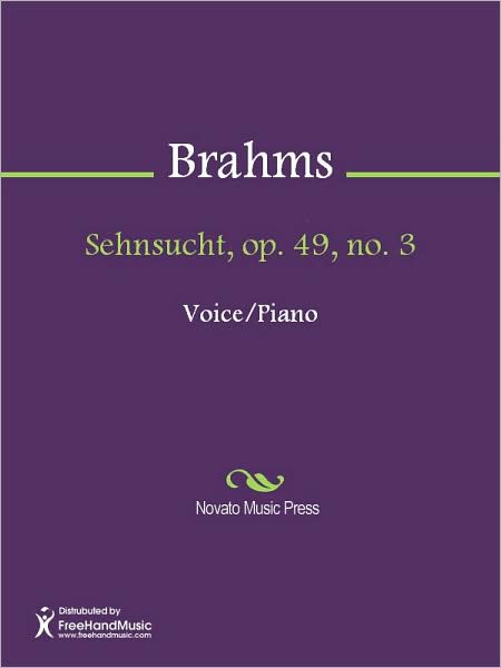 Sehnsucht, op. 49, no. 3