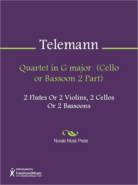 Quartet in G major (Cello or Bassoon 2 Part)