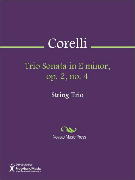 Trio Sonata in E minor, op. 2, no. 4