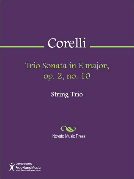 Trio Sonata in E major, op. 2, no. 10