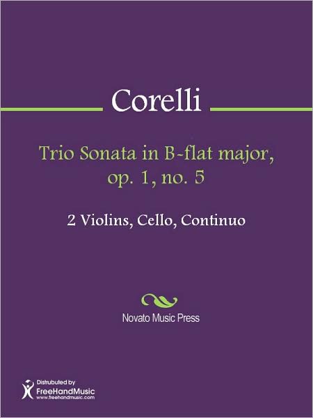 Trio Sonata in B-flat major, op. 1, no. 5