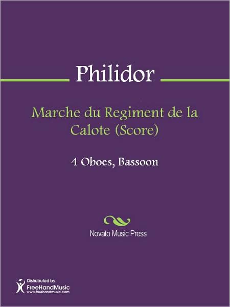 Marche du Regiment de la Calote (Score)