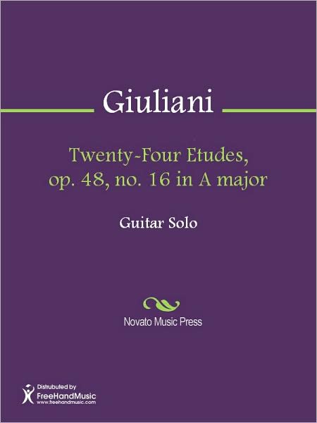 Twenty-Four Etudes, op. 48, no. 16 in A major