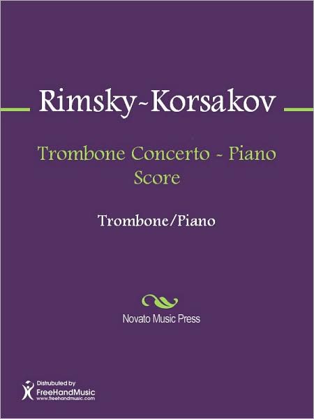 Trombone Concerto - Piano Score
