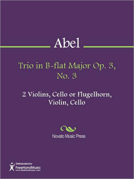 Trio in B-flat Major Op. 3, No. 3