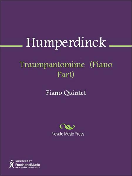 Traumpantomime (Piano Part)