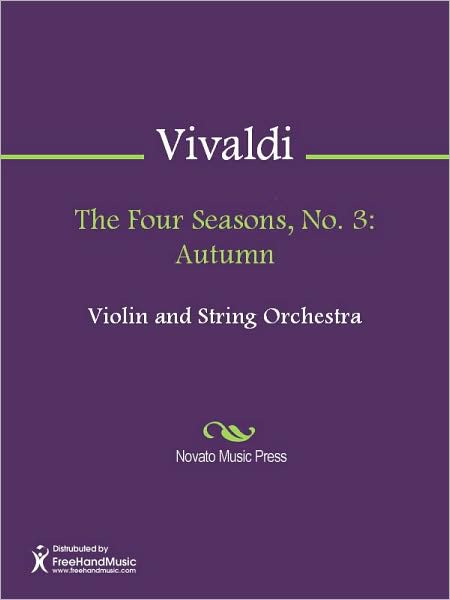 The Four Seasons, No. 3: Autumn