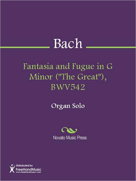 Fantasia and Fugue in G Minor ("The Great"), BWV542