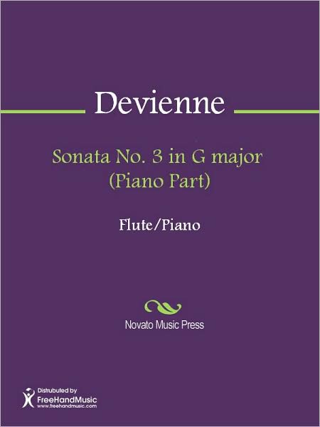 Sonata No. 3 in G major (Piano Part)